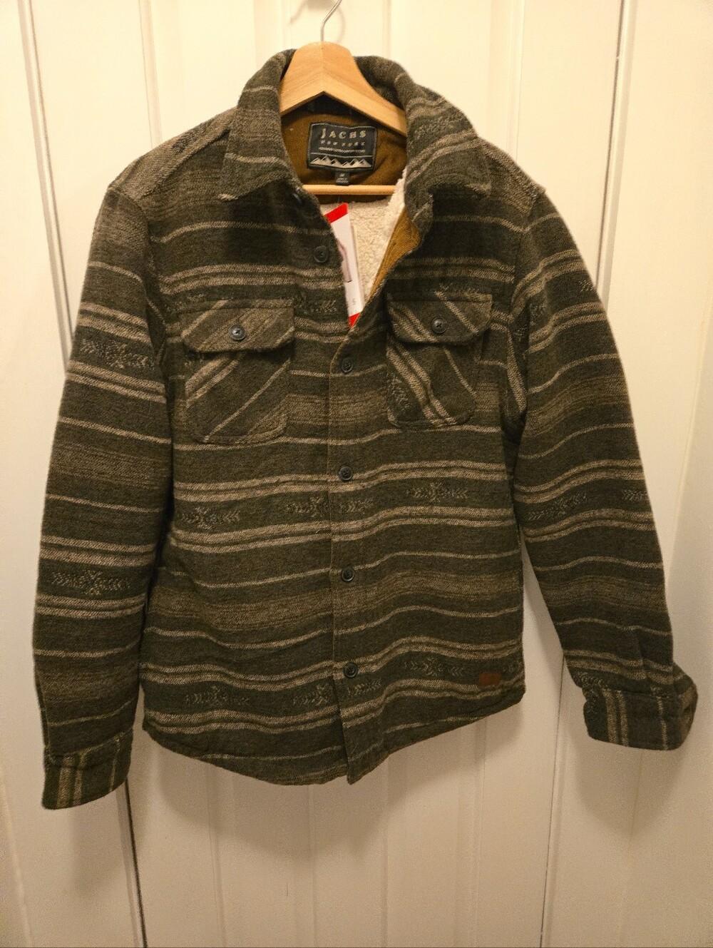 JACHS New York Wool Blend Shirt Jacket Size M NWT